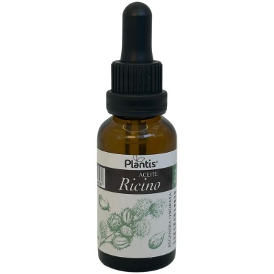 Aceite de Ricino 30ml de Plantis Artesania Agrícola ART-04603 Cosmética Natural salud.bio