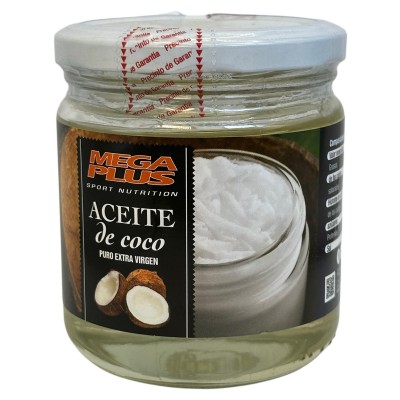 Aceite de coco ECO BIO (virgen extra) 250gr de MegaPlus Artesania Agrícola MEG-06070 Alimentación salud.bio