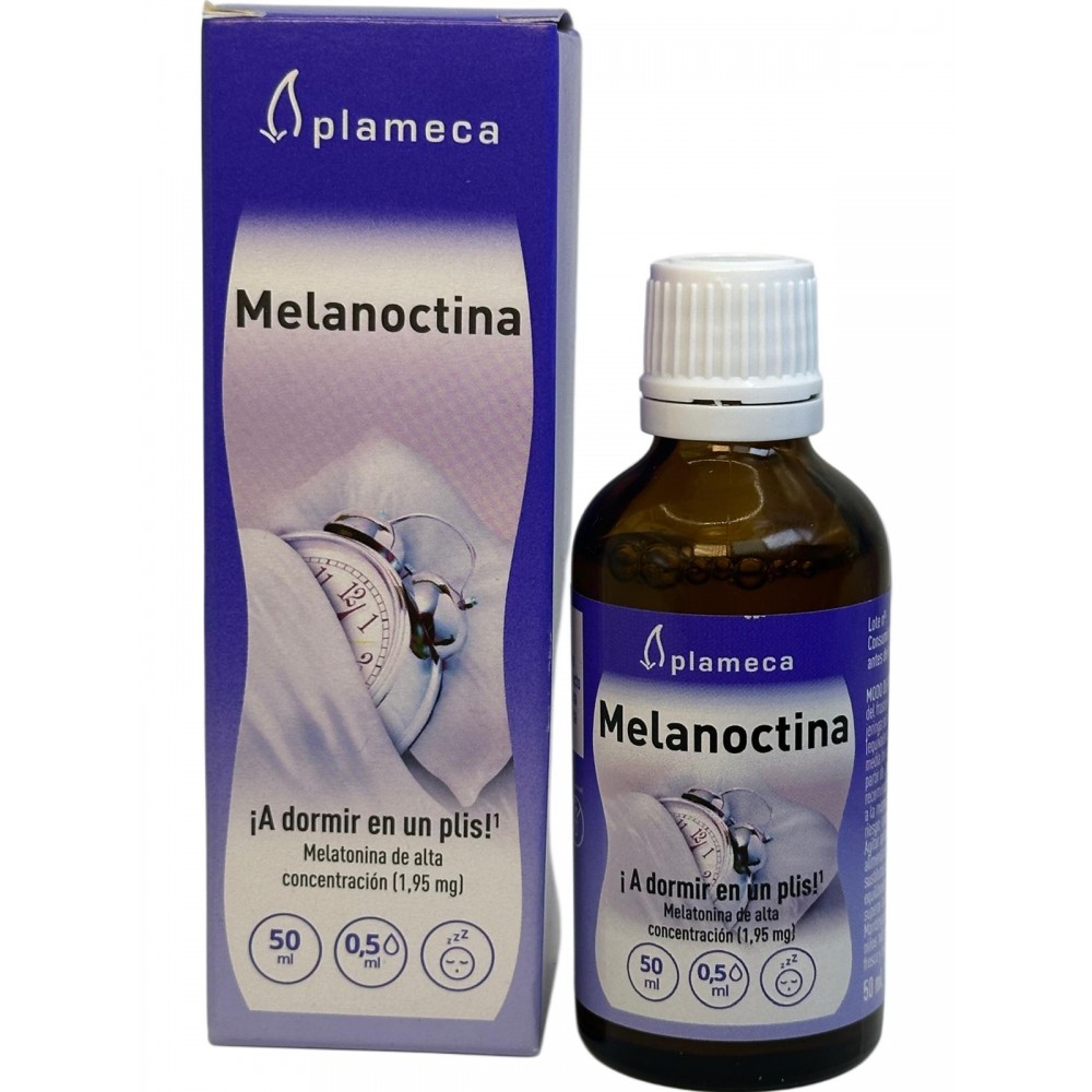 Melanoctina ¡A dormir en un plis! GOTAS Melatonina 1.9mg 50ml de Plameca Plameca PLA-84409 insomnio y descanso salud.bio