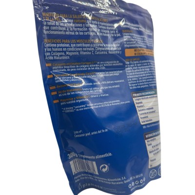 Curarti Selectium (Colágeno hidrolizado PLUS) y cúrcuma 300gr de Plameca Plameca PLA-84468 Articulaciones, Huesos, Tendones y...