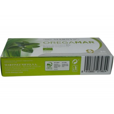 Oregamar Aceite de Orégano 30 Perlas de Marnys Marnys MN467 Patologías e indicaciones salud.bio