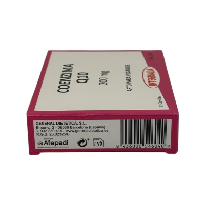 Coenzima Q10 200mg 30 Cápsulas de Integralia INTEGRALIA GEN-54604 Antioxidantes salud.bio