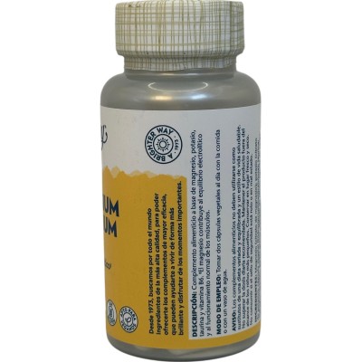 Magnesio + Potasio (en citrato), Taurina, B6, 60 Cápsulas Vegetales de Solaray SOLARAY SOLA-77404 Minerales salud.bio