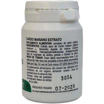 Cardo Mariano en extracto seco (silybum marianum) 60 cápsulas de Integralia INTEGRALIA GEN-54596 Higado y sistema hepatobilia...