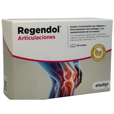 Regendol (ARTICULACIONES) 30 comprimidos de Eladiet Eladiet PA.FE.REG Articulaciones, Huesos, Tendones y Musculos, componen e...