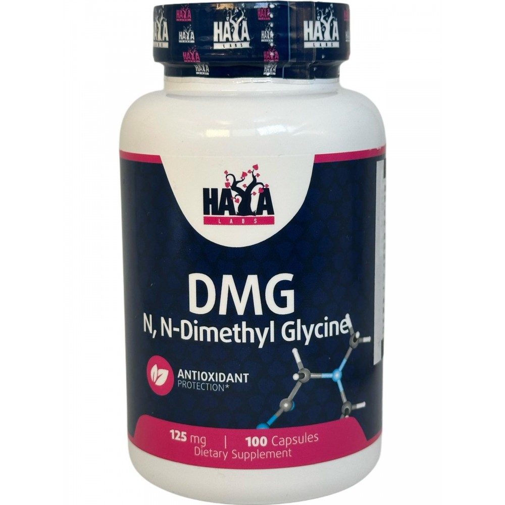DMG (Dimetilglicina) 125 mg - 100 Caps. de Haya Labs Haya Labs HAY-00781 Antioxidantes salud.bio