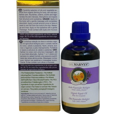 Aceite Reparador Biológico (cuerpo, cabello y pestañas) 100ml de Marnys Marnys AP222 CATEGORÍAS salud.bio