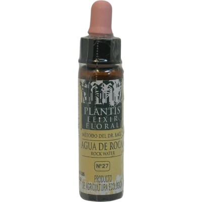 Agua de Roca (27) Rock Water Elixir Floral Ecológico de PLANTIS (Dr. Bach) Artesania Agrícola ART-095027 Estados emocionales,...