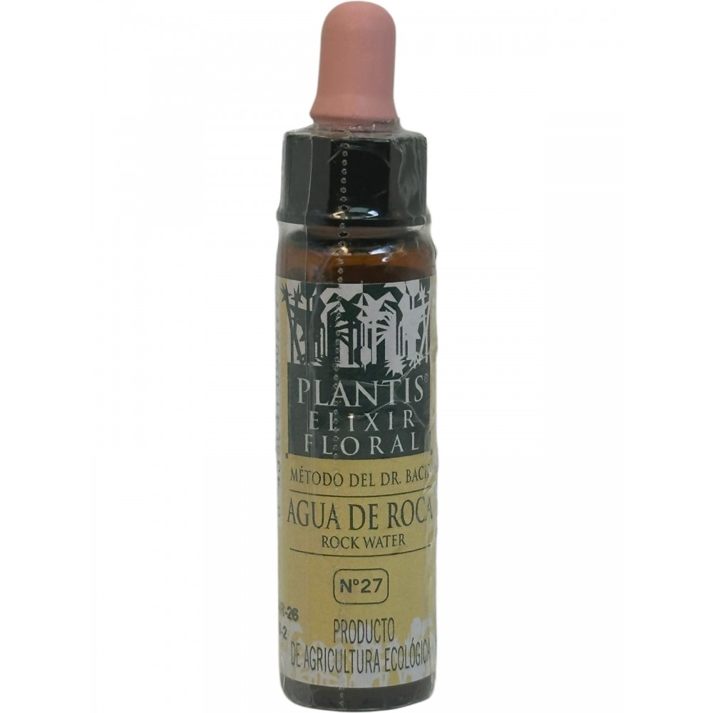 Agua de Roca (27) Rock Water Elixir Floral Ecológico de PLANTIS (Dr. Bach) Artesania Agrícola ART-095027 Estados emocionales,...