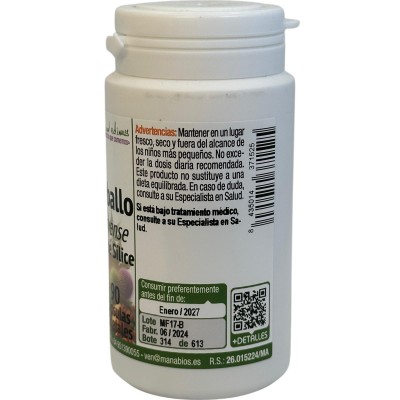 Cola de Caballo HBC 1.300 mg 90 cápsulas de MANABIOS Manabios 111513 Drenantes y Diureticos salud.bio