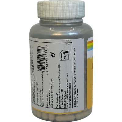 BIG Potasio Citrato 99 mg 200 Cápsulas Vegetales de Solaray SOLARAY SOLA-04671 Minerales salud.bio