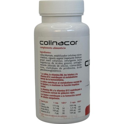 Colinacor (Cuida tu corazón*) con colina 30 cápsulas de Plantis Artesania Agrícola ART-03870 Sistema cardiovascular salud.bio