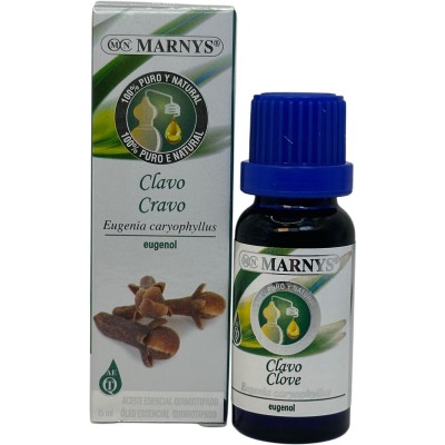 Aceite Esencial de Clavo 15 ml de Marnys Marnys AA003 Aceites esenciales uso interno salud.bio