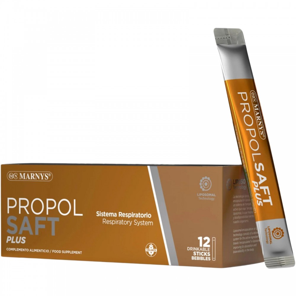 PROPOLSAFT PLUS 12 stick x 15 ml de MARNYS® Marnys MNS108 Sistema inmunitario salud.bio