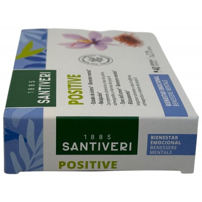 POSITIVE (Ashwagandha, crocus, Azafrán..) 40 cápsulas de Santiveri Santiveri  SAN-03117 Estados emocionales, ansiedad, estrés...