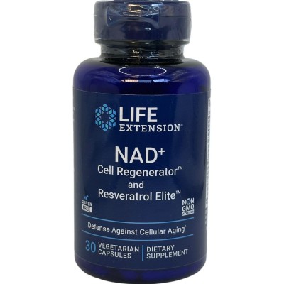 NAD+ Cell Regenerator™ and Resveratrol Elite™, Nicotinamide Riboside de Life Extension Life Extension LIF-02348 Antioxidantes...