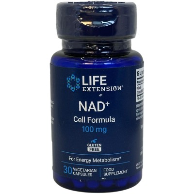 NAD+ Cell Formula Nicotinamide Riboside 100 mg, de Life Extension Life Extension 01904EU Antioxidantes salud.bio