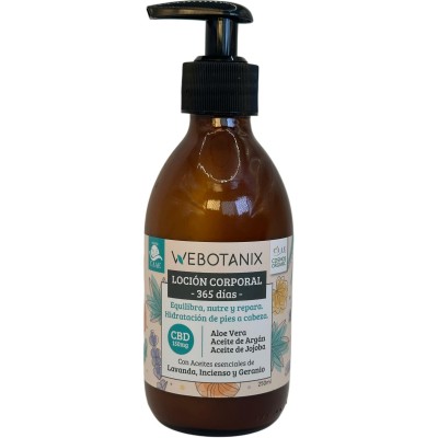 Loción Corporal 365 días BIO (Equilibra nutre y repara) 250ml de WeBotanix WE BOTANIX WEB-22311 Cosmética Natural salud.bio