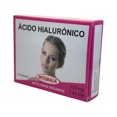 Ácido Hilauronico 120mg 30 cápsulas de Integralia INTEGRALIA 512 Nutricosmética salud.bio