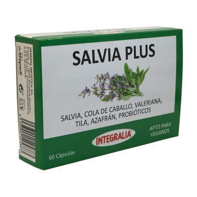 Salvia Plus 60 cápsulas de Integralia INTEGRALIA INT-568 Menopausia salud.bio