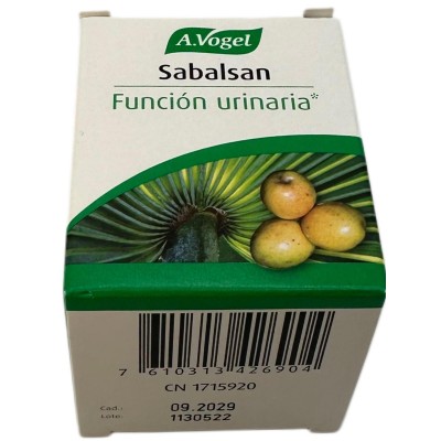 Sabalsan (función urinaria*) 30 cápsulas de A.Vogel A.Vogel AVO-42690 Bienestar urinario. Ayuda en el bienestar urinario. sal...