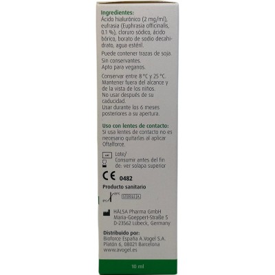 Oftalforce™ (Cuidado oftálmico) extra hidratante ojos, 10ml de A.vogel A.Vogel AVO-39203 Ojos, visión salud.bio