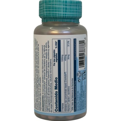 D-Manosa (D-Mannose con Cranactin®) 60 cápsulas vegetales de Solaray SOLARAY SOLA-38778 Bienestar urinario. Ayuda en el biene...