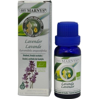 Aceite Esencial de Lavanda BIO (angustifolia) 10ml de Marnys Marnys AA043 Aceites esenciales uso interno salud.bio