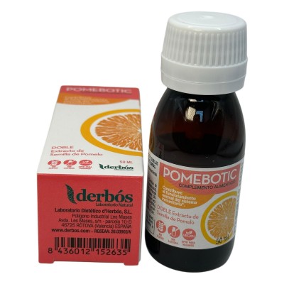 Pomebotic doble extracto semilla pomelo 50ml de derbós Derbós DER-15263 Ayudas aparato Digestivo salud.bio