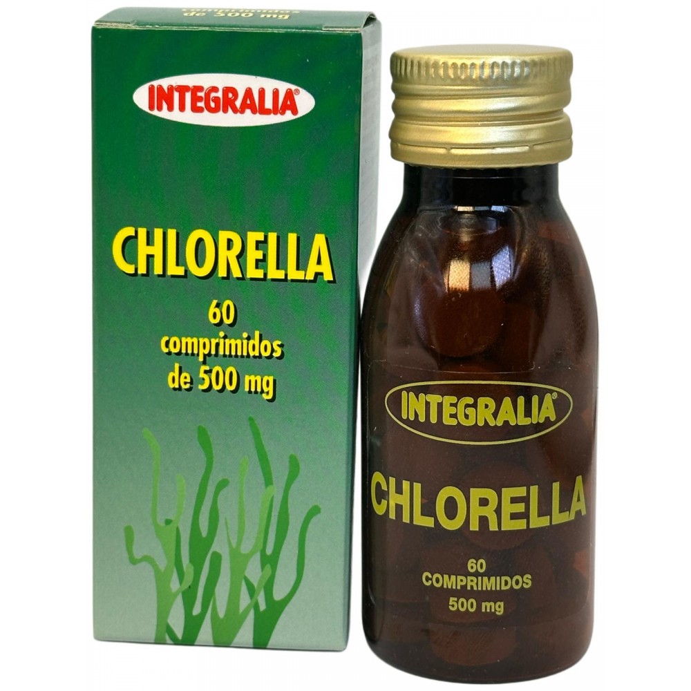 Chlorella 60 comprimidos de Integralia INTEGRALIA 90 Higado y sistema hepatobiliar salud.bio