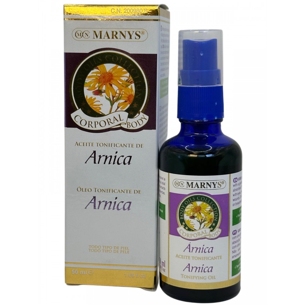 Aceite de Árnica 50 ml de Marnys Marnys AP214 Uso tópico salud.bio