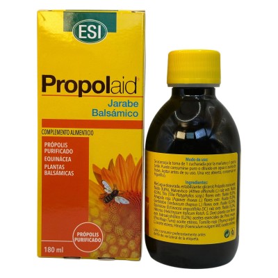 Propolaid Jarabe Balsámico 180ml de ESI® ESI ESI-21010301 Acción benéfica garganta y pecho salud.bio