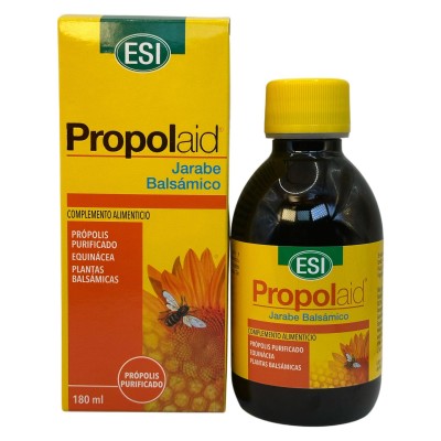 Propolaid Jarabe Balsámico 180ml de ESI® ESI ESI-21010301 Acción benéfica garganta y pecho salud.bio