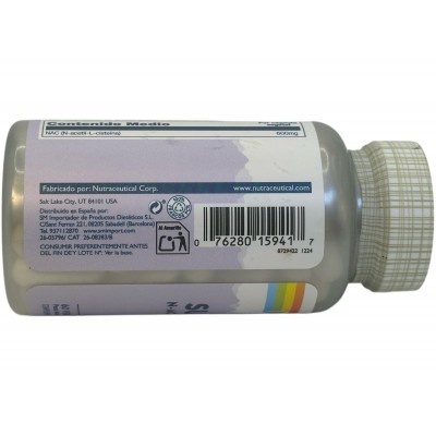 NAC N-Acetil L-Cisteína 295mg 60 cápsulas de Solaray SOLARAY SOLA-81353 Higado y sistema hepatobiliar salud.bio