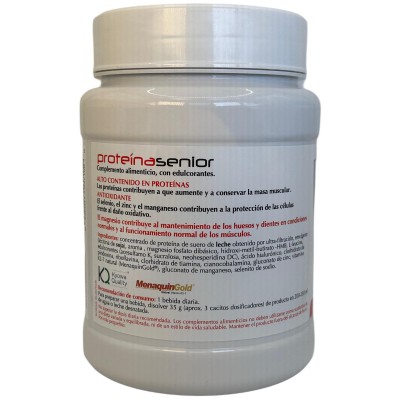 PROTEINA SENIOR 500gr (Suplemento Nutricional) sabor Vainilla de Plantis Artesania Agrícola ART-03715 Proteinas salud.bio