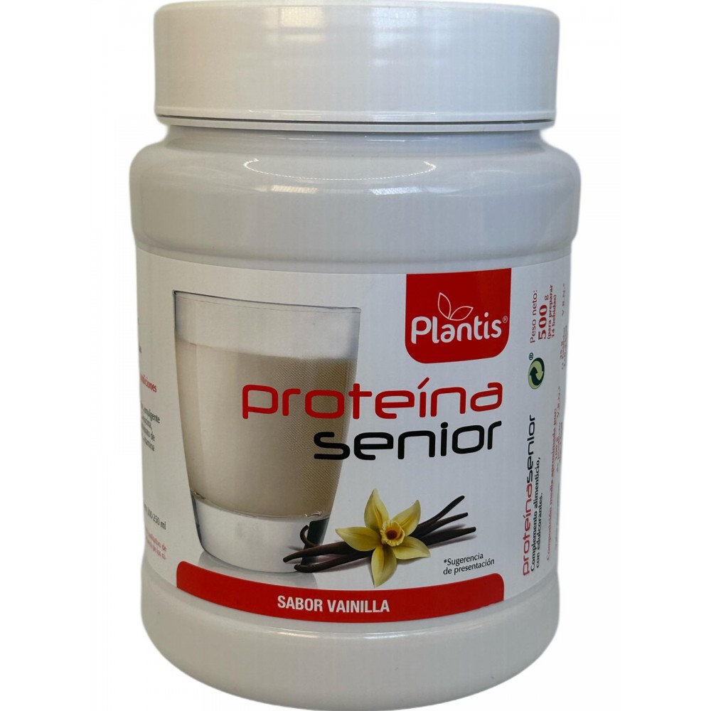 PROTEINA SENIOR 500gr (Suplemento Nutricional) sabor Vainilla de Plantis Artesania Agrícola ART-03715 Proteinas salud.bio