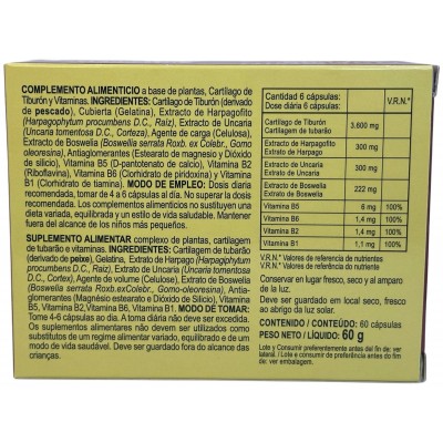 Oseomin Plus 60 cápsulas de Integralia INTEGRALIA 319 Articulaciones, Huesos, Tendones y Musculos, componen el Aparato Locomo...