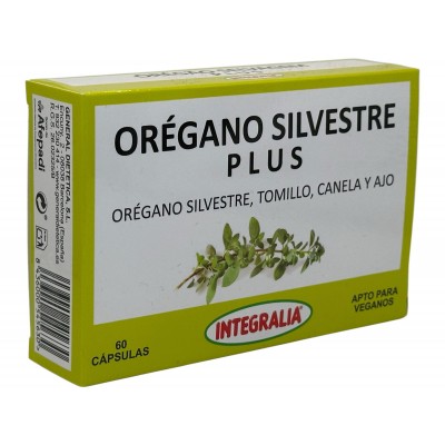 Orégano Silvestre Plus 60 cápsulas de Integralia INTEGRALIA INT-54563 Ayudas aparato Digestivo salud.bio