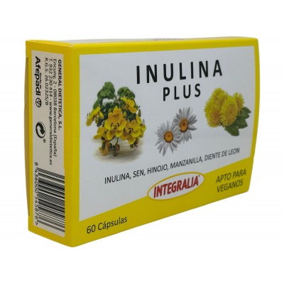Inulina Plus 60 cápsulas de integralia INTEGRALIA INT-54587 Laxantes salud.bio
