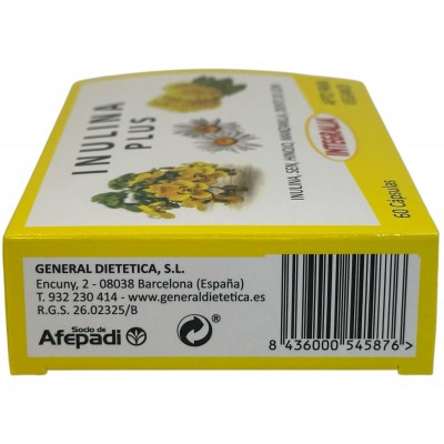 Inulina Plus 60 cápsulas de integralia INTEGRALIA INT-54587 Laxantes salud.bio