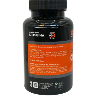 Citrulina Malato Competition 700mg 120 cápsulas de Megaplus Megaplus MEG-06424 Suplementos Deportivos (Complementos Alimentic...