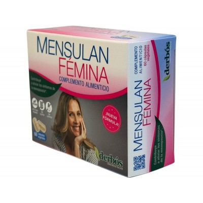 Mensulan FÉMINA 60 Cápsulas (con isoflavonas) de derbós Derbós DER-15064 Menopausia salud.bio