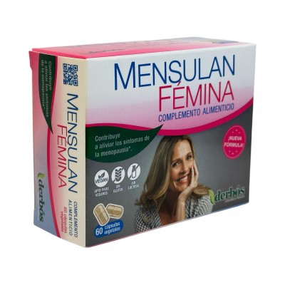 Mensulan FÉMINA 60 Cápsulas (con isoflavonas) de derbós Derbós DER-15064 Menopausia salud.bio