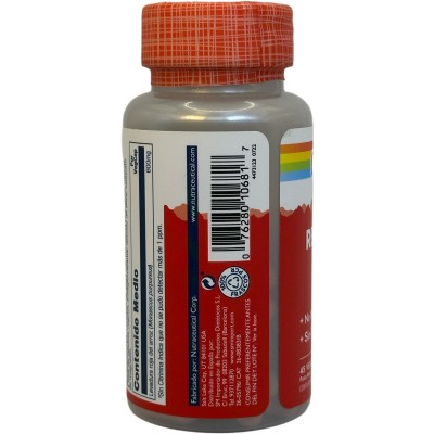 Levadura Roja de arroz, Red Yeast Rice Plus Q10, 45 VegCaps. Sin gluten. de SOLARAY SOLARAY SM-446 Ayudas niveles Colesterol ...