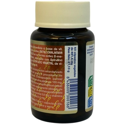 METIL B12 ÁCIDO FÓLICO 60 cápsulas ESTADO PURO de Tongil Tongil M46 Vitamina B salud.bio