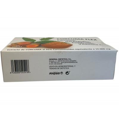 Cúrcuma FLEX 20 viales de 10ml de Integralia INTEGRALIA 518 Suplementos Naturales acción Analgesica, Antiinflamatoria, malest...