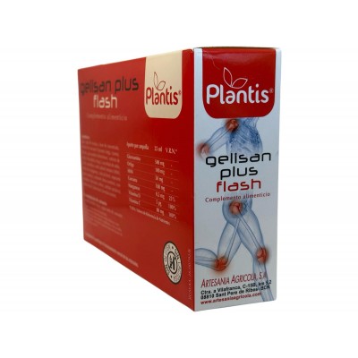 GELISAN PLUS FLASH (Articulaciones y muscular) 14 ampollas de PLANTIS Artesania Agrícola 080063 Articulaciones, Huesos, Tendo...