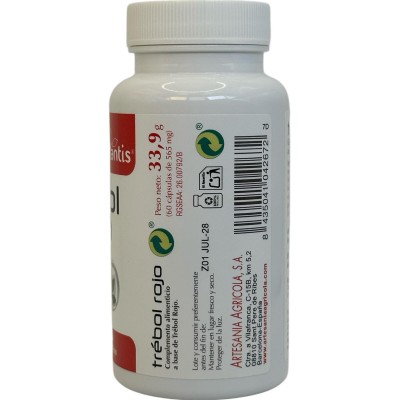Trébol rojo 60 cápsulas de 565mg de Plantis Artesania Agrícola ART-04267 Menopausia salud.bio