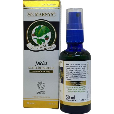 Aceite de Jojoba (1ª Presion en frio) spray 50ml de MARNYS Marnys AP202 Piel, Cabello y Uñas, Complementos y Vitaminas salud.bio