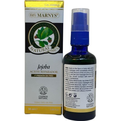 Aceite de Jojoba (1ª Presion en frio) spray 50ml de MARNYS Marnys AP202 Piel, Cabello y Uñas, Complementos y Vitaminas salud.bio